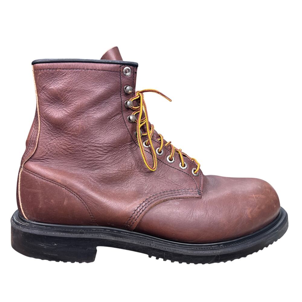 Red Wing 2233 8" Steel Toe Brown Leather Work Boots Size 13 D